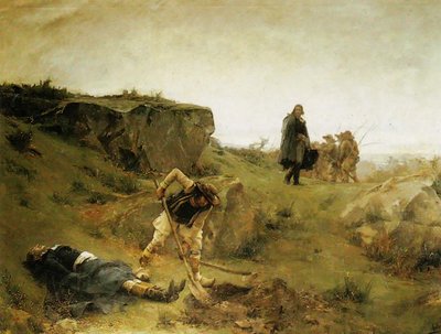 La morte di Henri de La Rochejaquelein da Alexandre Bloch